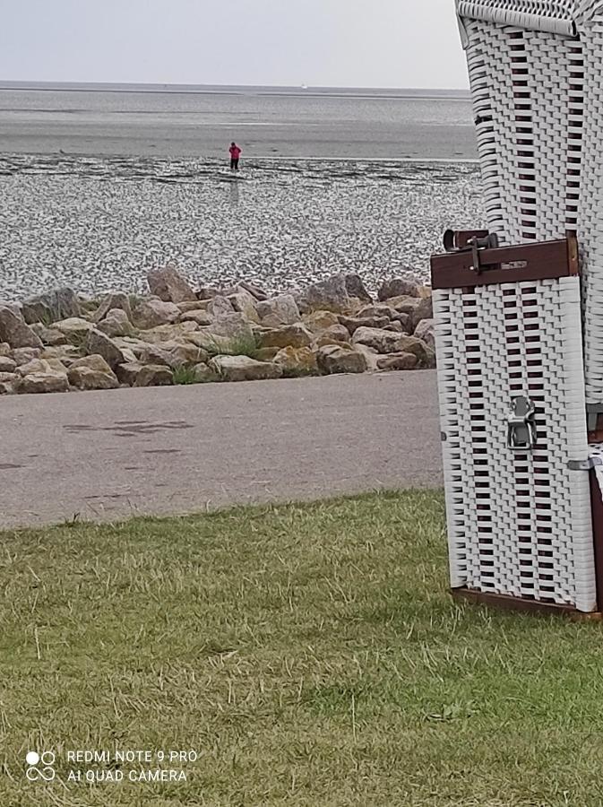 1-Raum-Apartment Seagull Seemoewe Büsum Esterno foto